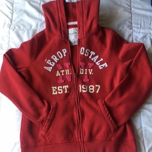 Red long sleeve Aeropostale jacket